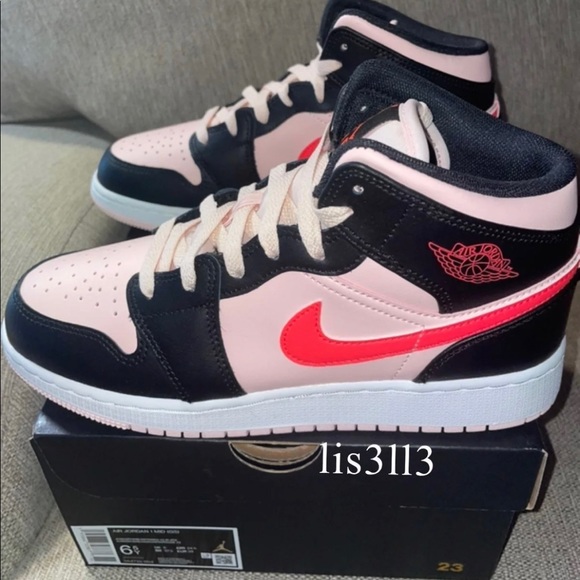 Air Jordan 1 Mid Atmosphere Infrared - Picture 7 of 12